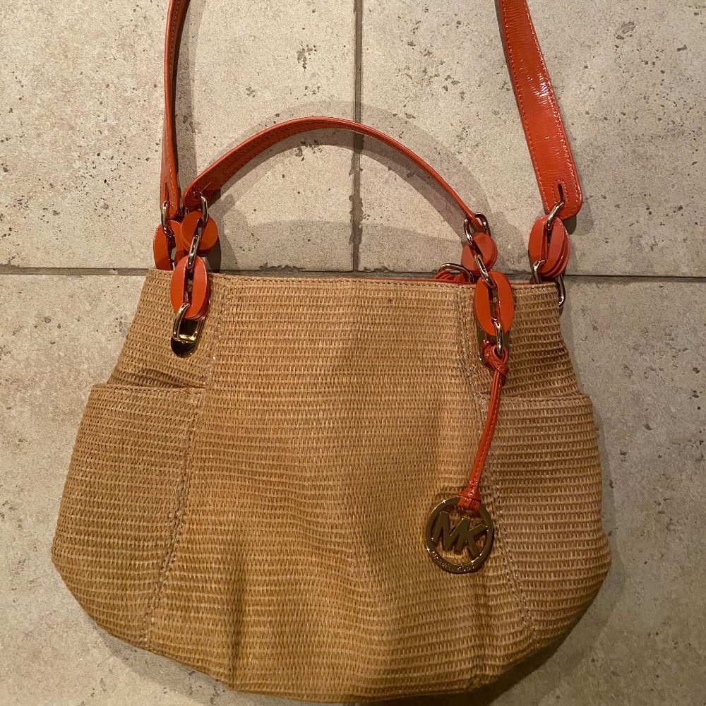 Michael Kors Straw Tote
